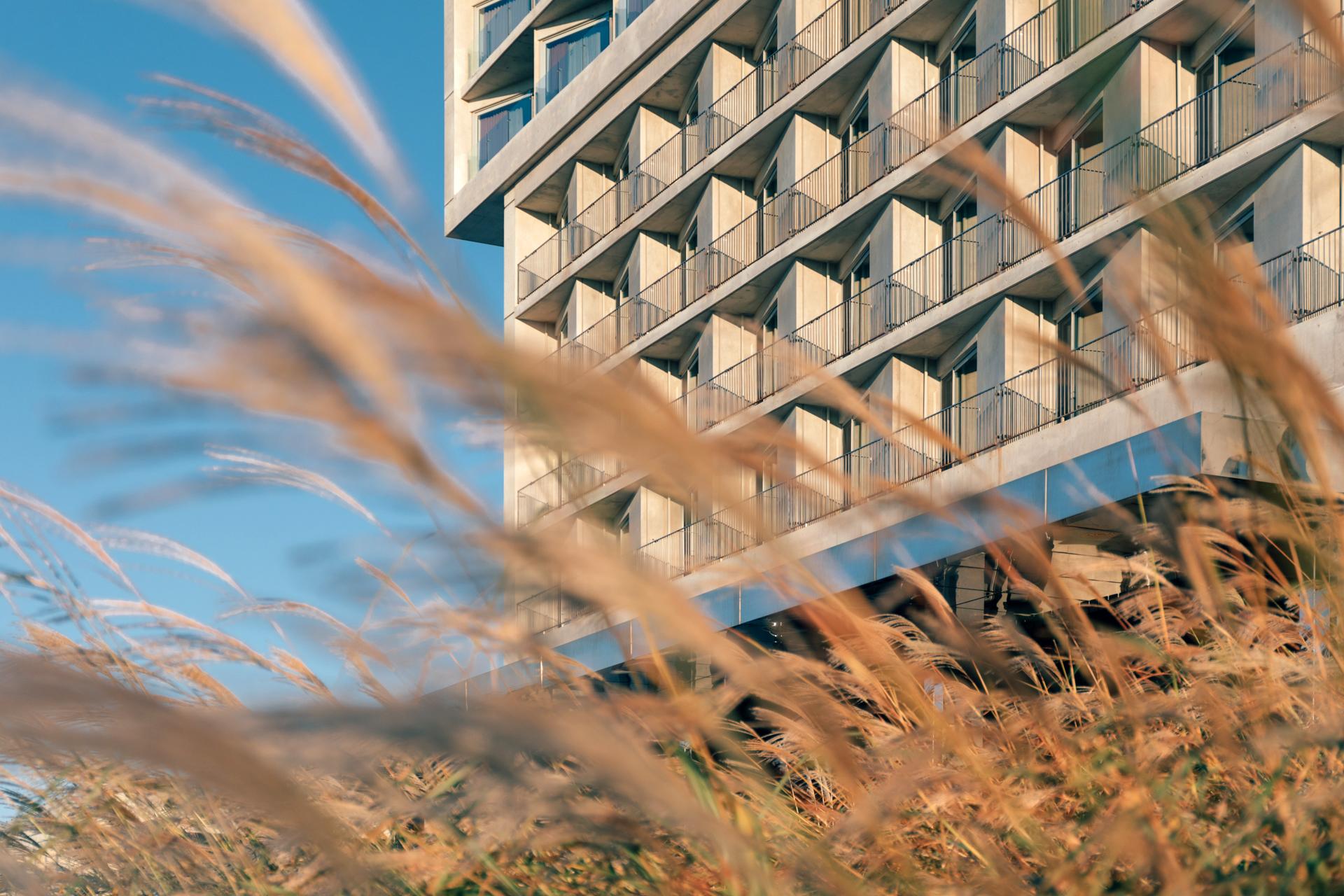Nest Hotel Incheon Eksteriør billede The new building of the University of Applied Sciences